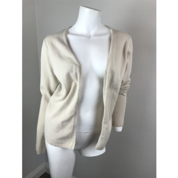 SHU SHU Sweaters - SHU SHU Medium Sweater Beige Zippered
